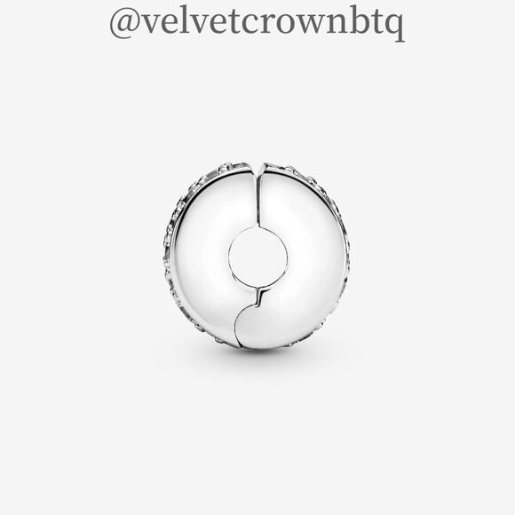 Pandora Clear Pavé Clip Charm - Picture 4 of 6